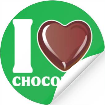 Discover I Love Chocolate Stickers