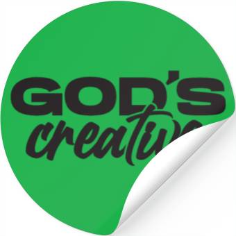 Discover God's Creative (black) Stickers