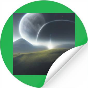 Discover Green planet Stickers