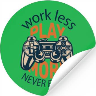 Discover Play More Games Stickers
