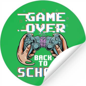 Discover Video Game Controller Back To School Stickers
