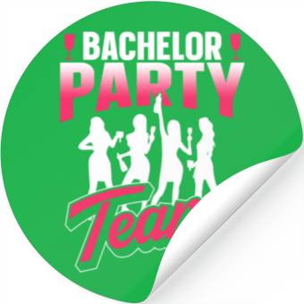 Discover Bachelor Party Team Bride Groom Stickers