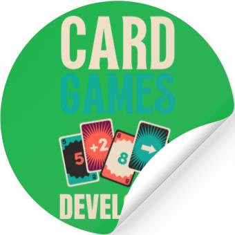 Discover Card Games Developer Stickers
