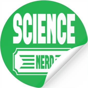 Discover Science Nerd Stickers