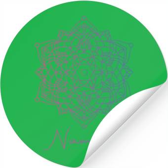 Discover Serenity Mandala Namaste Stickers