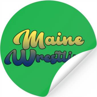Discover Maine Wrestling Stickers