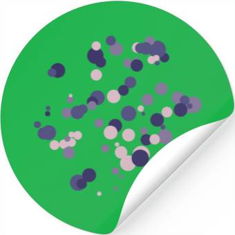 Discover abstract circles pattern Stickers