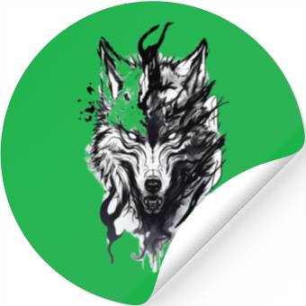 Discover Night wolf. Stickers