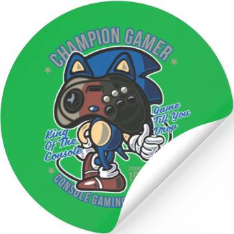Discover Champion Gamer Stickers