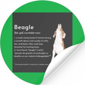 Discover Beagle Definition PWBBS Stickers