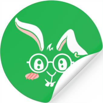 Discover Easter Holiday Rabbit Easter Bunny Happy Easter Stickers