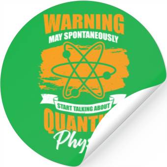 Discover Quantum Physics Science Physicist Gift Stickers
