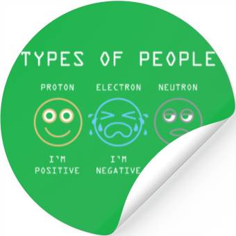 Discover Electron Neutron Physicist Physics Lover Science Stickers