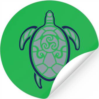 Discover Tribal turtle Stickers