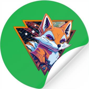Discover CYBER FOX Stickers