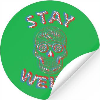 Discover Stay Weird Stickers