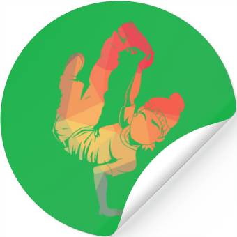 Discover Hip Hop bboy Stickers
