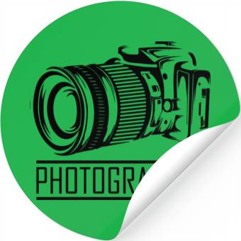 Discover Funny Camera photography quote gift Stickers