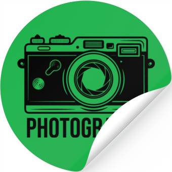 Discover Funny Camera photography quote gift Stickers