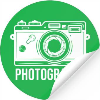 Discover Funny Camera photography quote gift Stickers