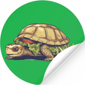 Discover Turtle Sandwich Sticker n' Stickers Version