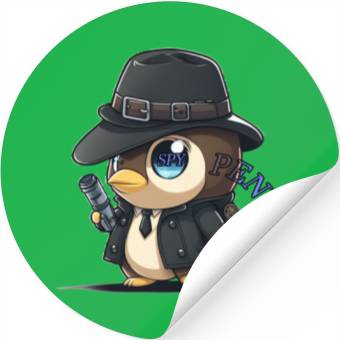 Discover Spy Penguin Stickers