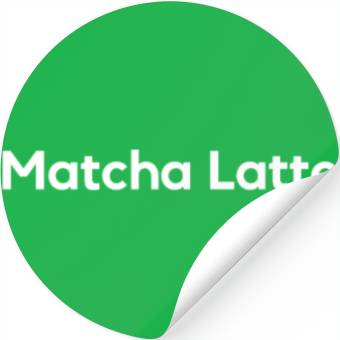 Discover Matcha Latte Stickers