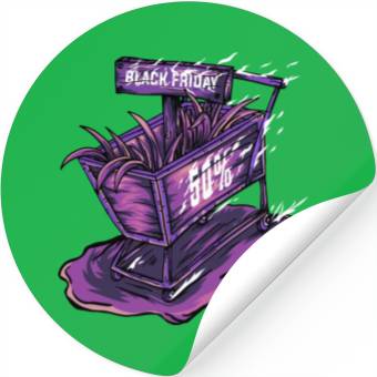 Discover Trolley Black Friday Stickers