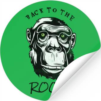 Discover Back To The Roots Evolution Monkey Primate Stickers