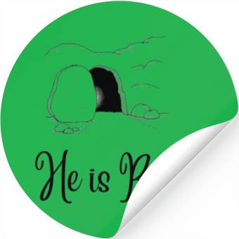 Discover He is Risen Stickers