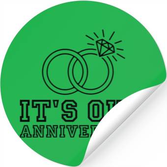 Discover It's Our Anniversary Stickers