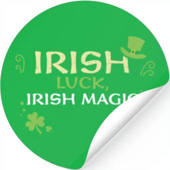 Discover Irish luck, Irish magic Stickers