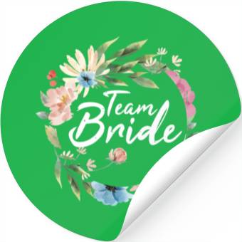 Discover Team bride I bachelorette party Stickers