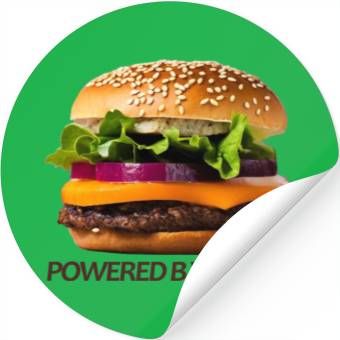 Discover Powered by plants Stickers