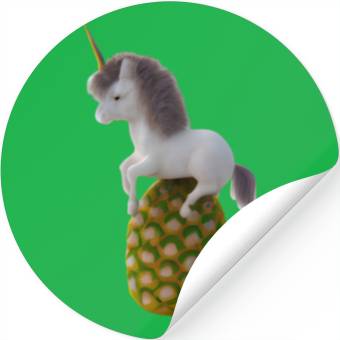 Discover Pineapple unicorn - tropical unicorn Stickers