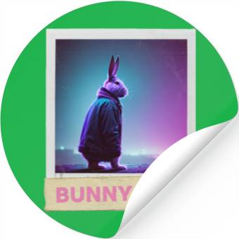 Discover Bunny Boy Design Stickers
