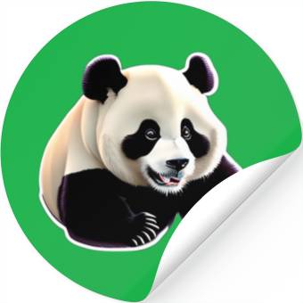 Discover Cute Panda Bear Stickers