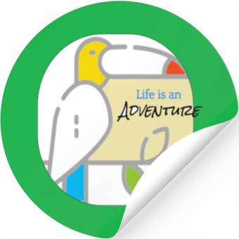 Discover bird Stickers