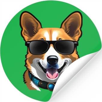 Discover Corgi Style Stickers
