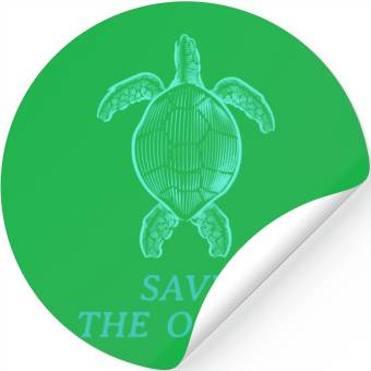 Discover Save The Ocean Stickers