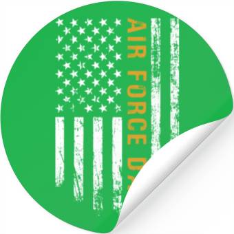 Discover USA Flag Air Force Dad PILOT Stickers