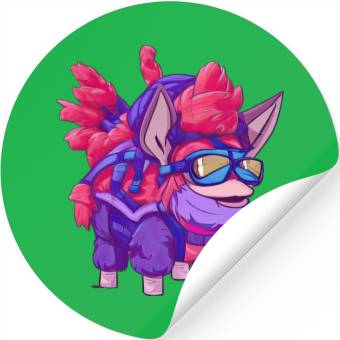 Discover Neon Llama Stickers