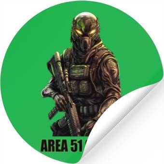 Discover Area 51 Guard Stickers
