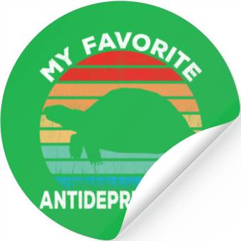 Discover Turtle Antidepressant - Turtle Lover Funny Stickers