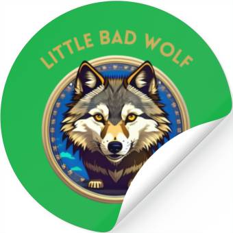 Discover Little Bad Wolf Graphic Stickers
