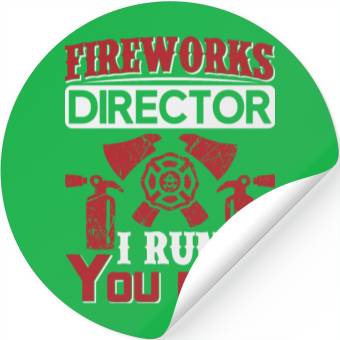 Discover Fireworks Director Stickers