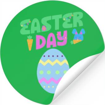 Discover Happy Easter Celebration Stickers