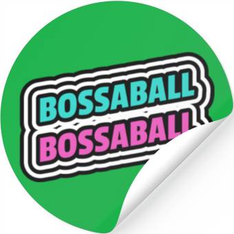 Discover Bossaball Sports Typography Stickers