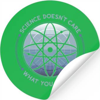 Discover Science Doesn't Care Stickers
