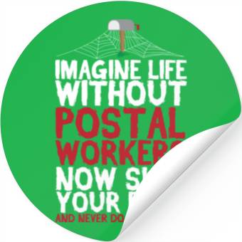 Discover Postal Worker Mail Carrier Stickers